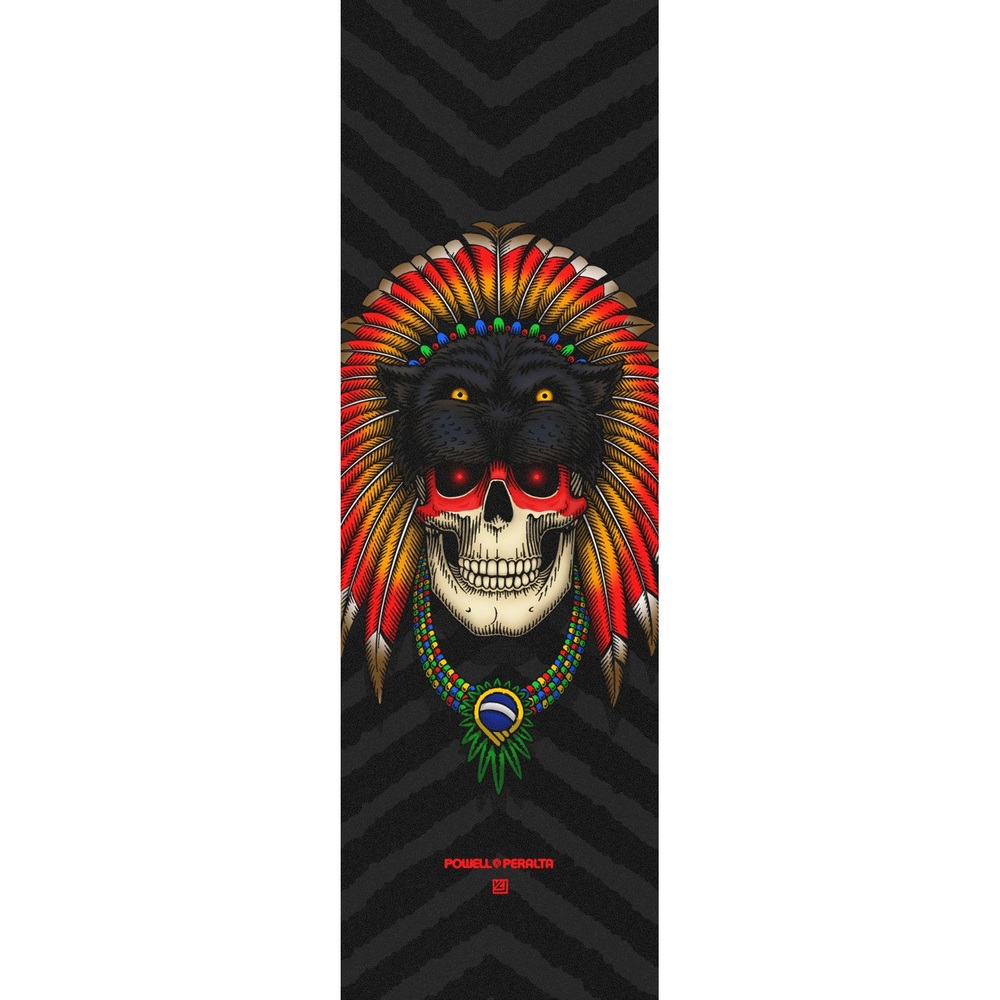 Powell Peralta Hoefler Skull 10.5 x 33 Skateboard Grip Tape Sheet