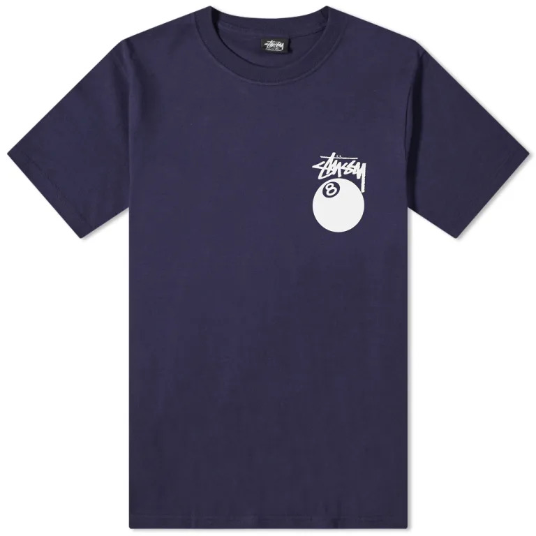 Stussy Pigment 8 Ball Purple T-Shirt [Size: L]