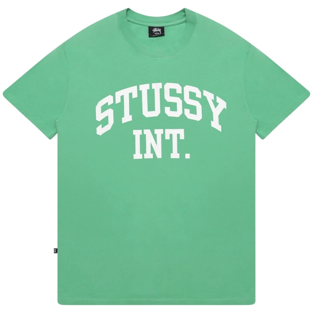 Stussy Athletics 50/50 Pigment Apple Green T-Shirt [Size: M]