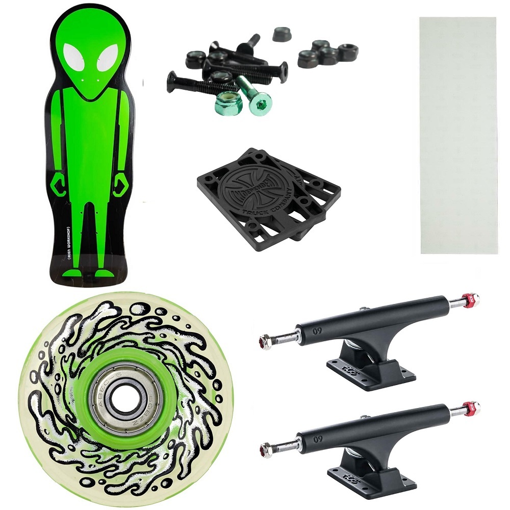 Kick Push Alien Workshop Soldier Die Cut 9.675 Custom Complete Skateboard Assembled