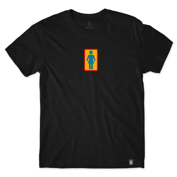 Girl Classic OG Black Yellow Youth T-Shirt [Size: S]