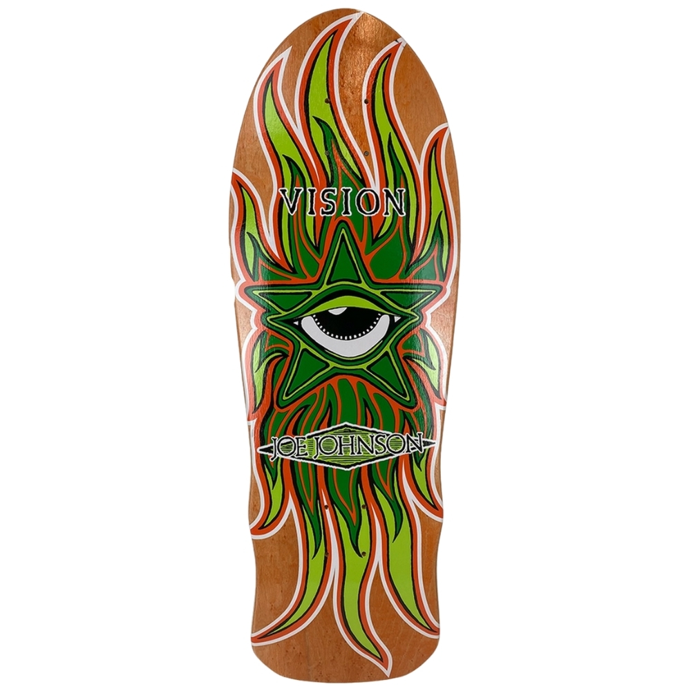 Vision Joe Johnson Star Eyed Orange Skateboard Deck