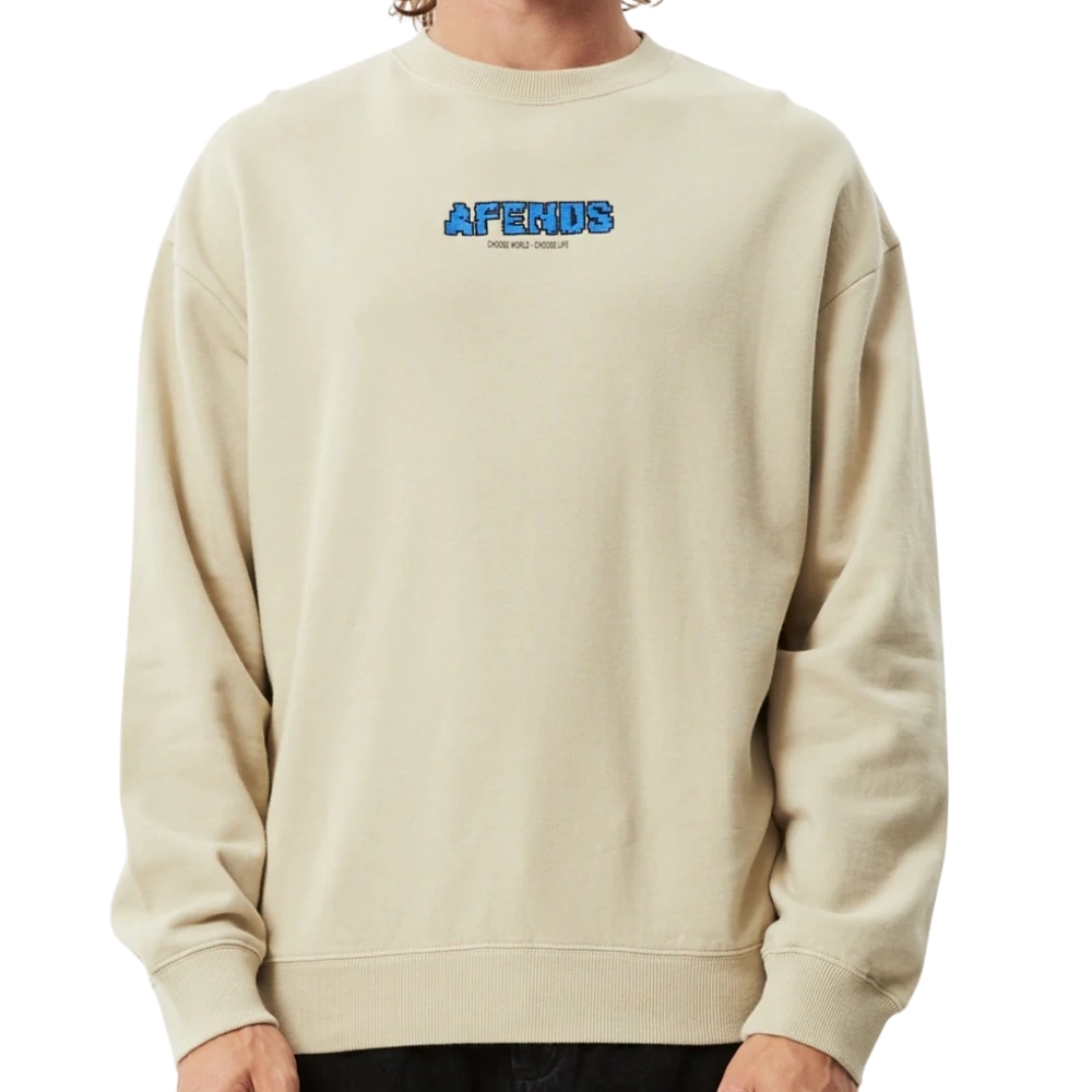 Afends World Recycled Cement Crew Jumper [Size: S]