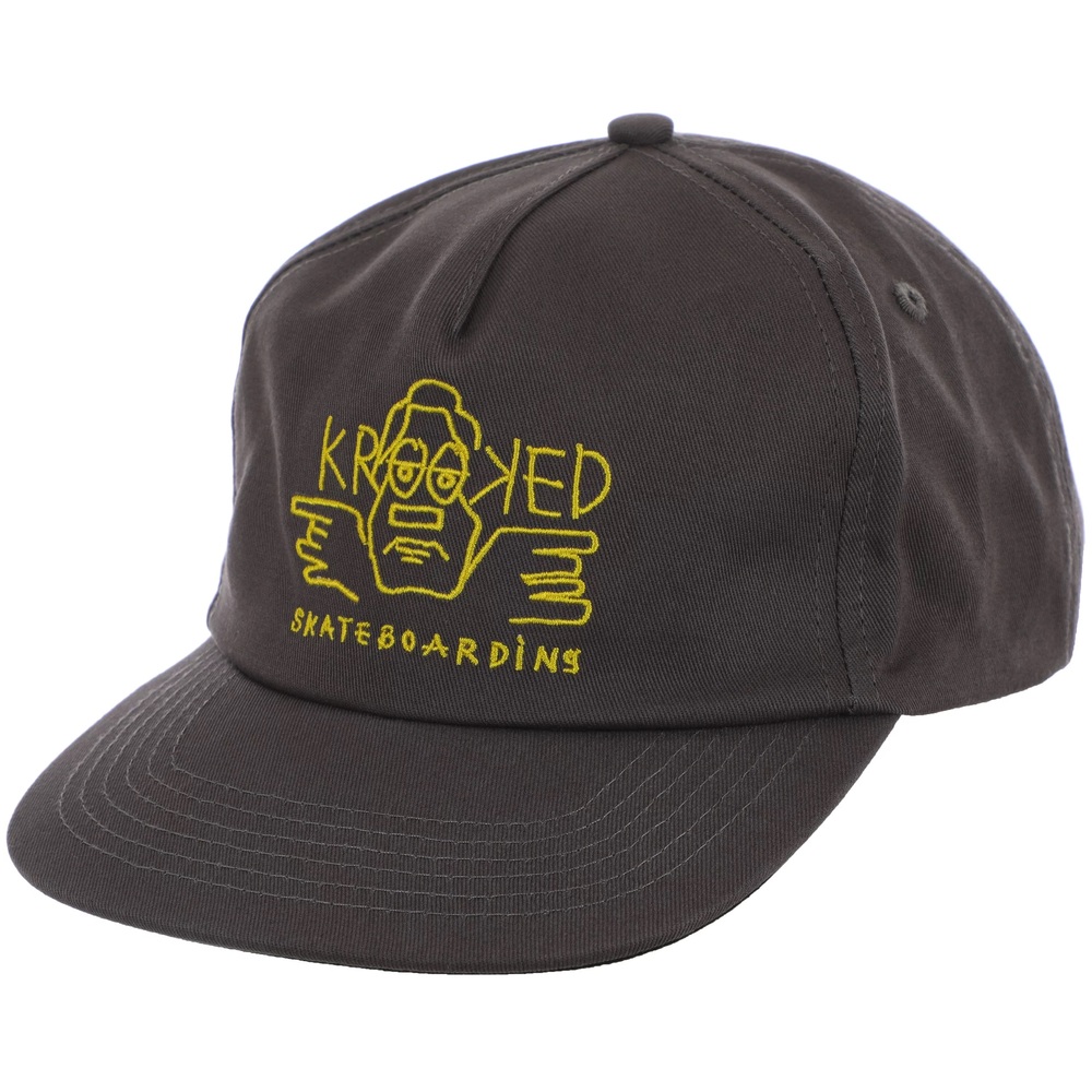 Krooked Arketype Raw Charcoal Adjustable Hat Cap