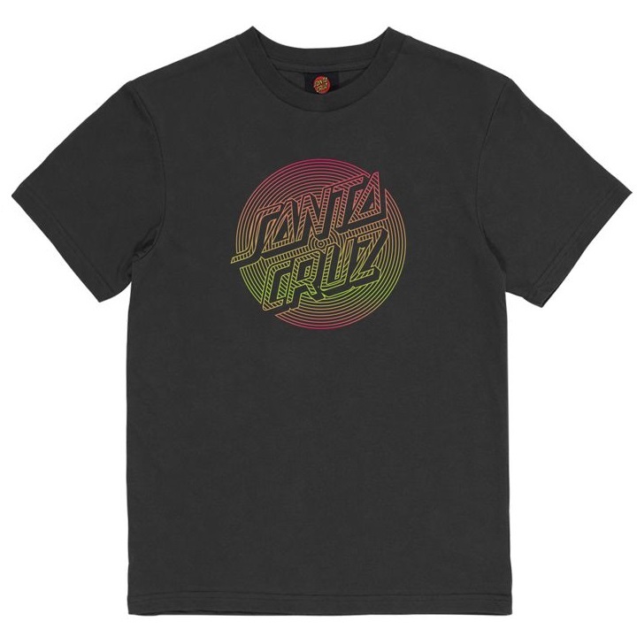 Santa Cruz Most Radiant Dot Front Charcoal Youth T-Shirt [Size: 8]