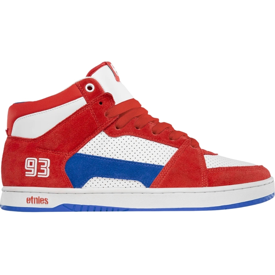 Etnies MC Rap Hi Red White Blue Mens Skate Shoes [Size: US 10]
