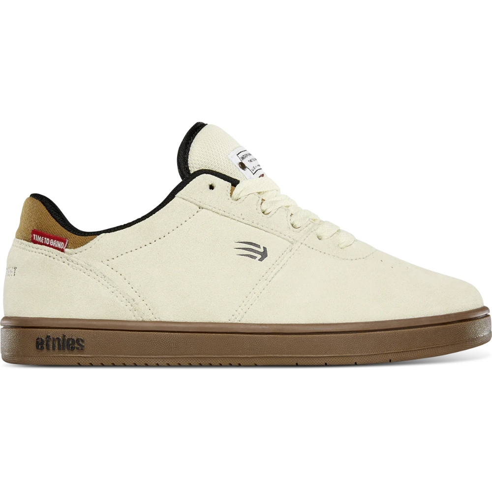 Etnies Josl1n X Indy White Gum Kids Skate Shoes [Size: US 1]