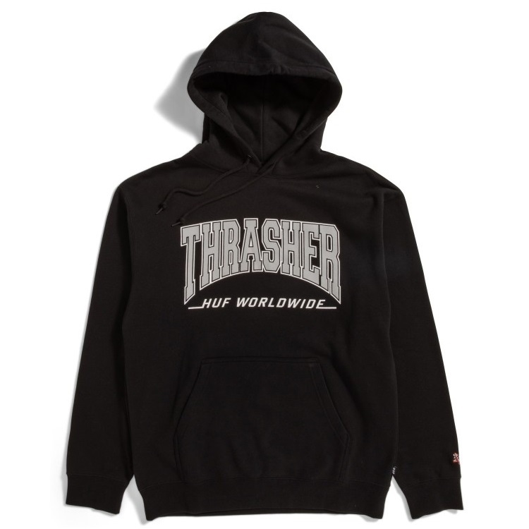 HUF Bayview Black Hoodie [Size: M]