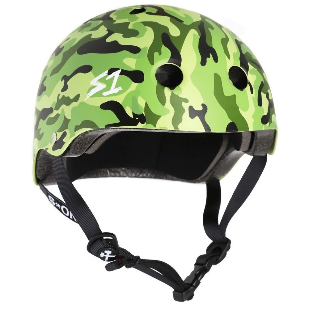 S1 S-One Lifer Certified Green Camo Helmet [Size: S]