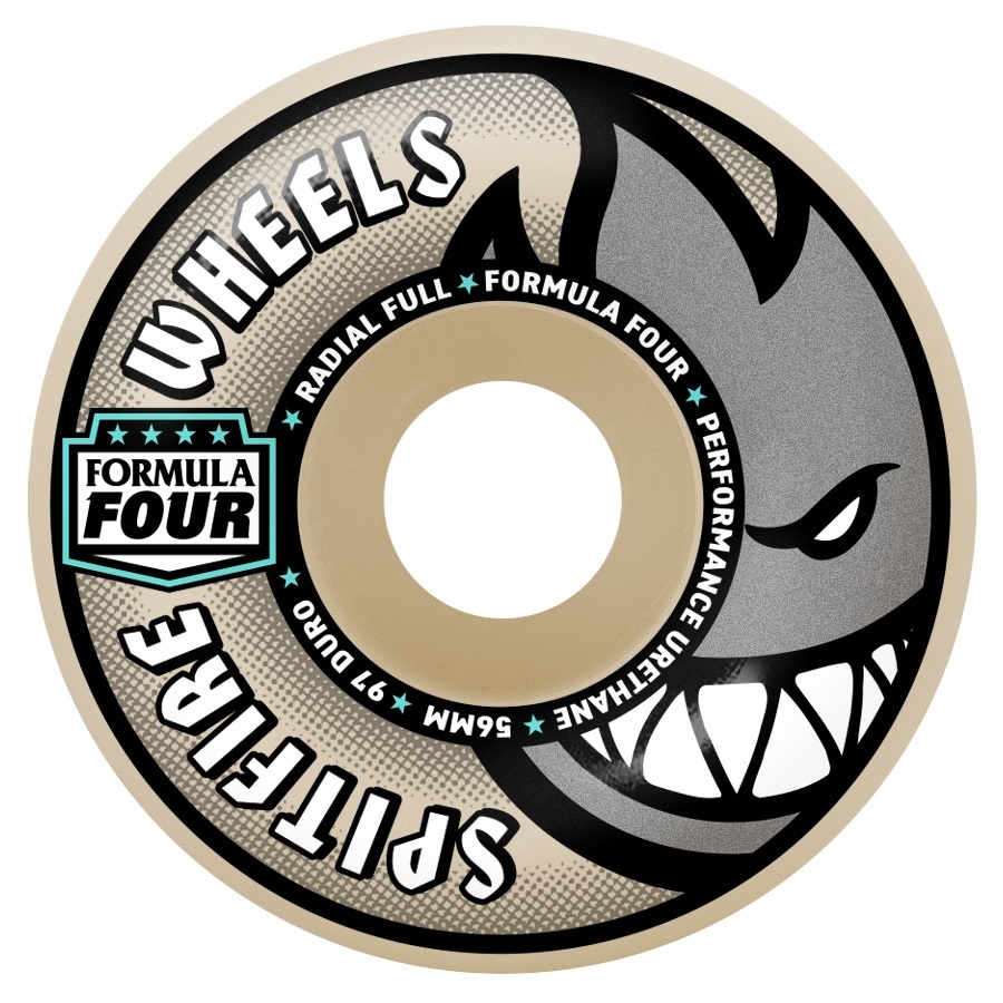 Spitfire Radial Full F4 97D 56mm Skateboard Wheels