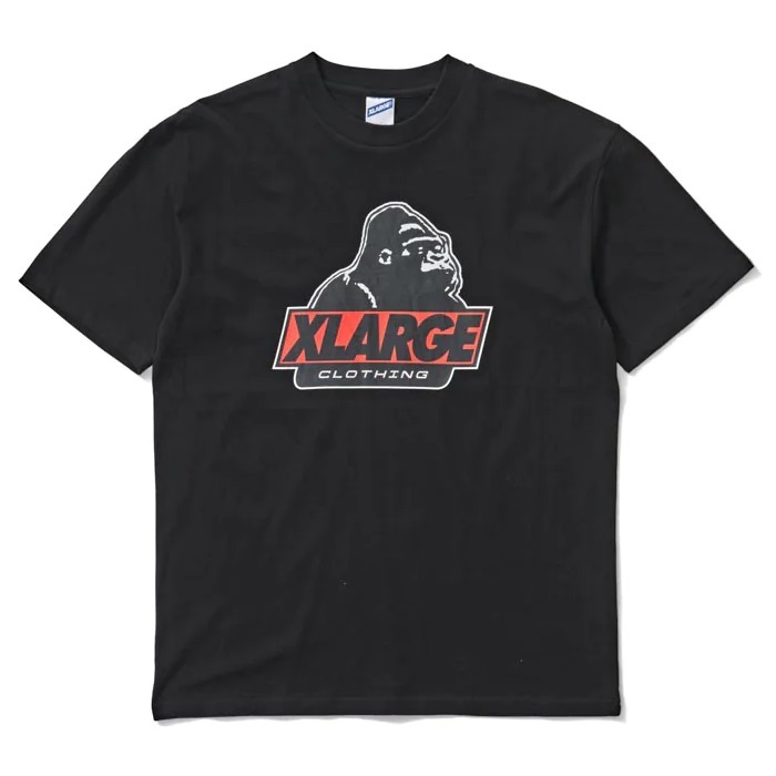 XLarge 91 Slanted Logo Black Red T-Shirt [Size: M]