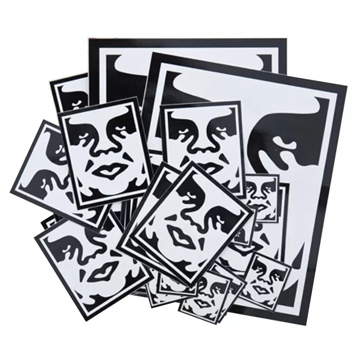 Obey Icon Face Sticker Pack