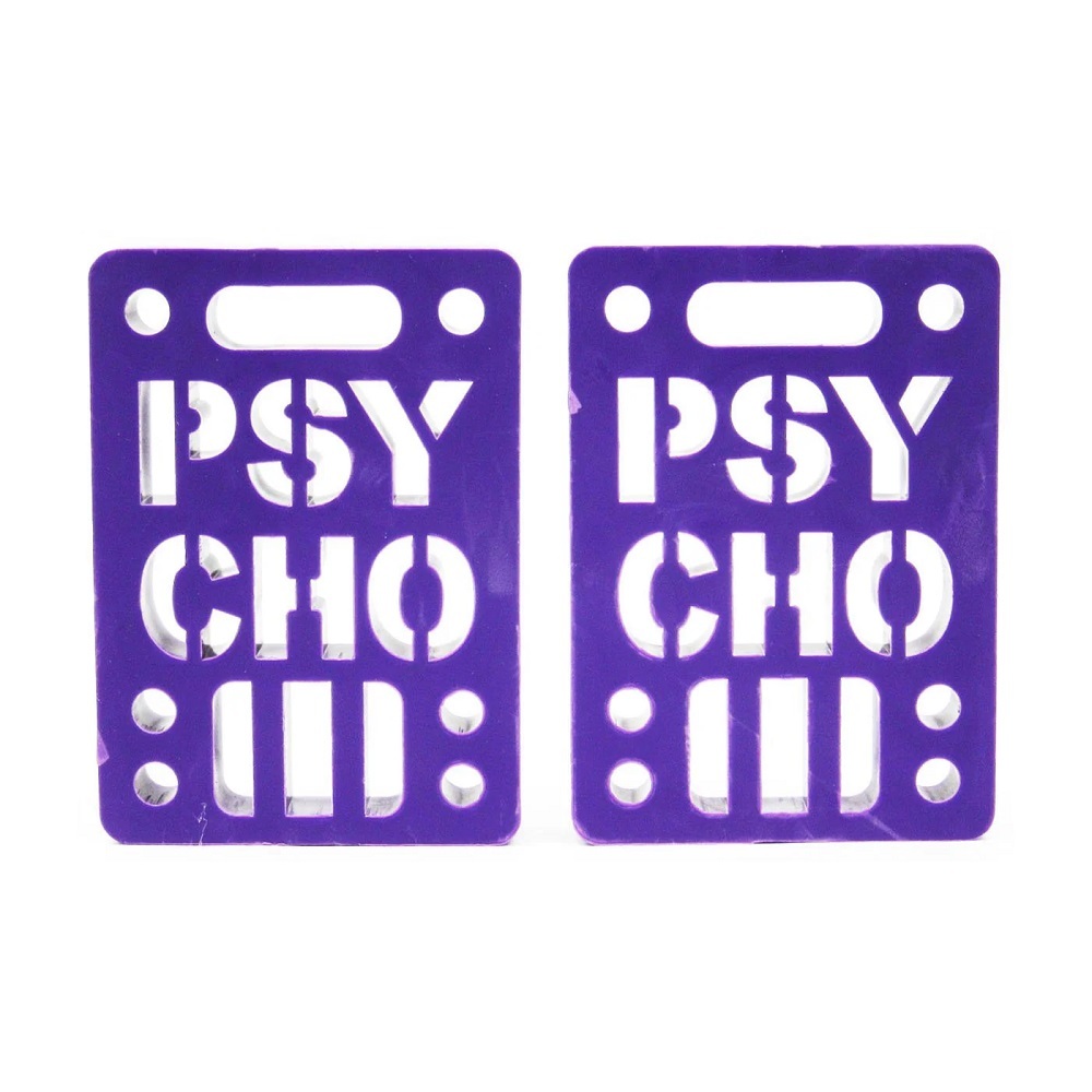 Vision Psycho Purple 1/2 Skateboard Riser Set
