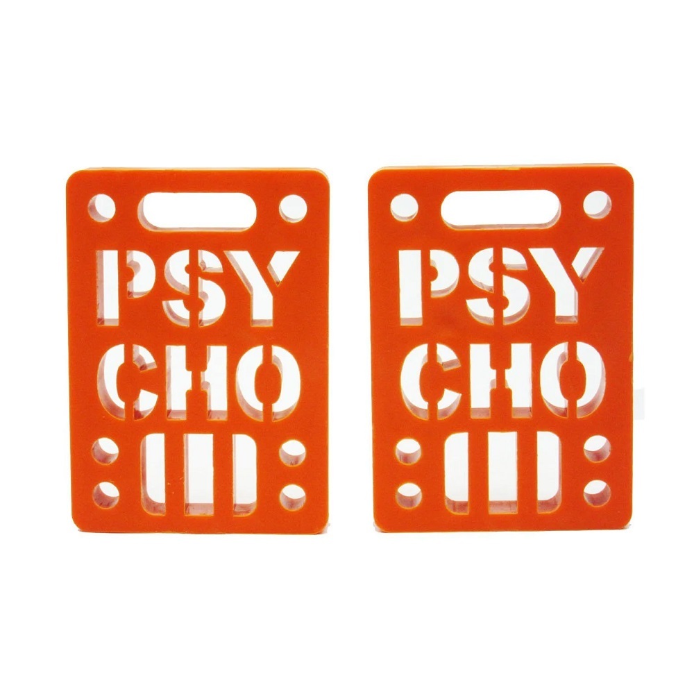 Vision Psycho Orange 1/8 Skateboard Riser Set