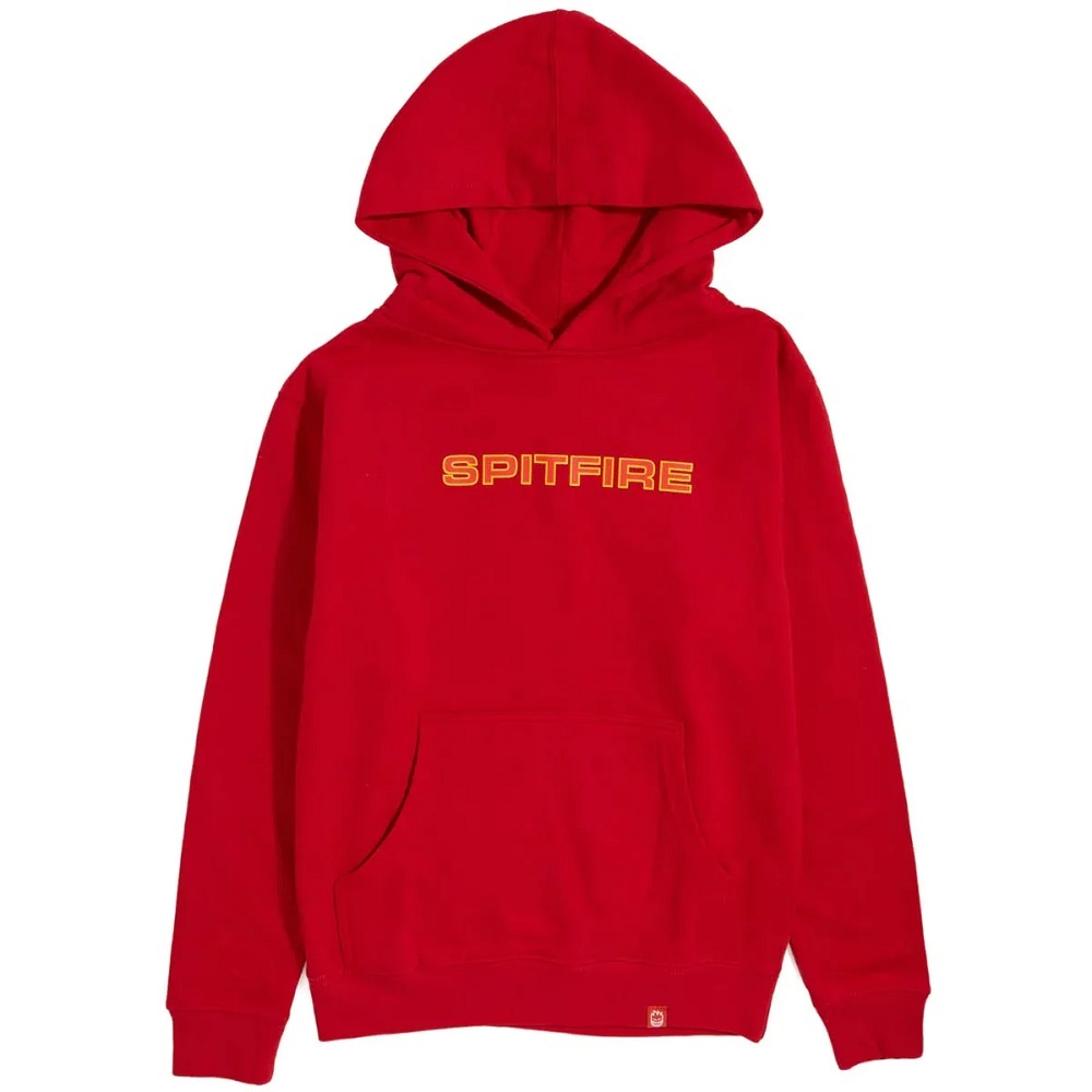 Spitfire Classic 87 Red Youth Hoodie [Size: S]