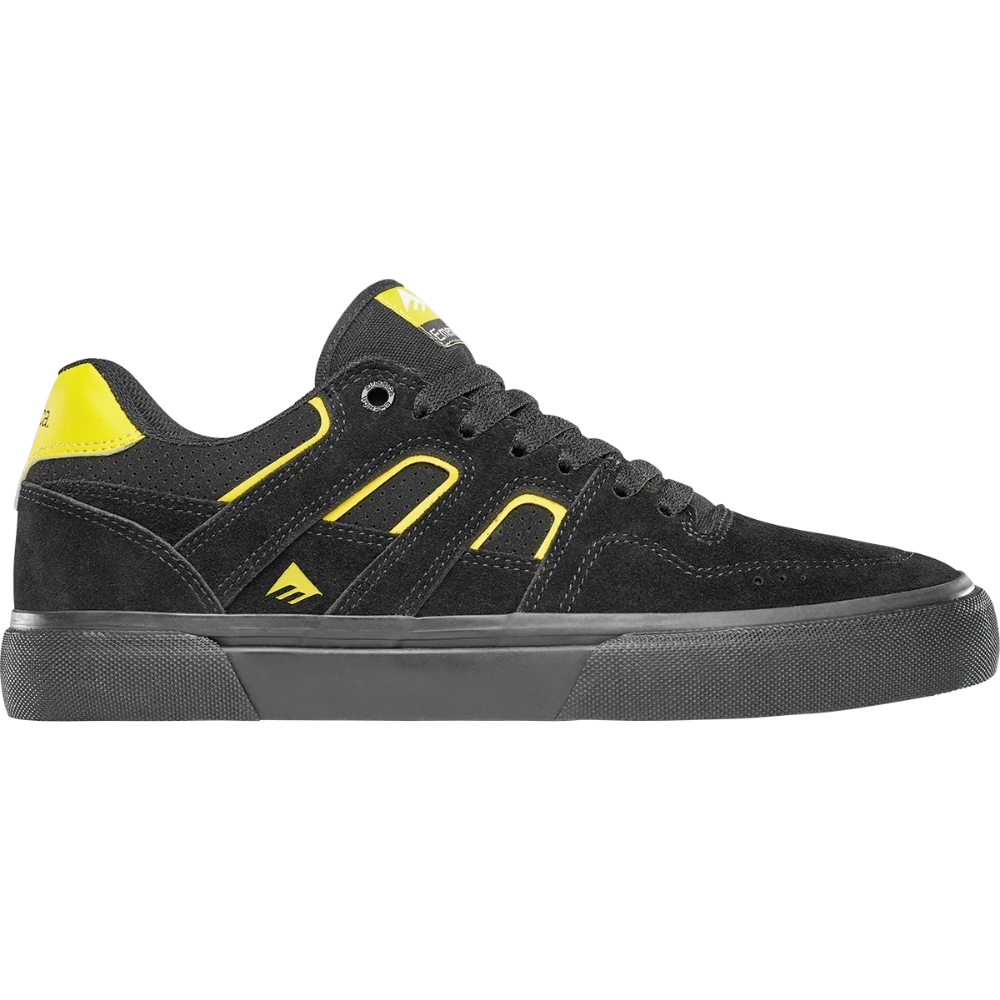 Emerica Tilt G6 Vulc Black Yellow Black Mens Skate Shoes [Size: US 10]