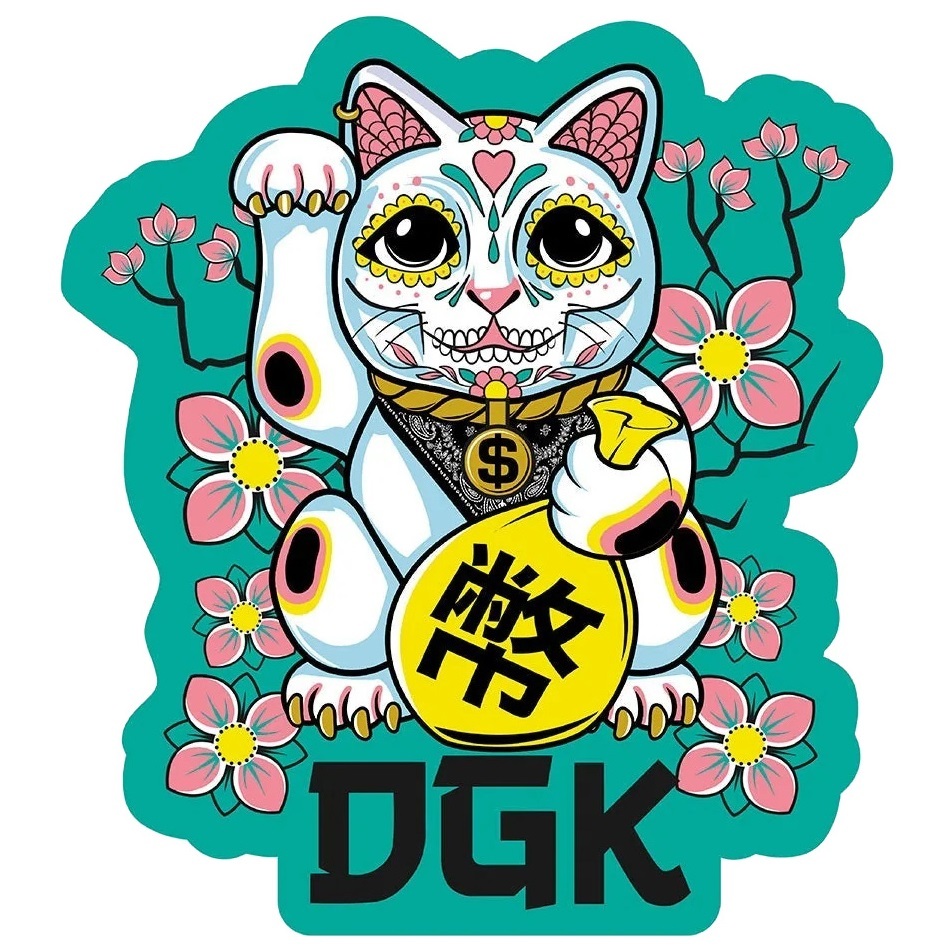 Dgk Good Luck Skateboard Sticker