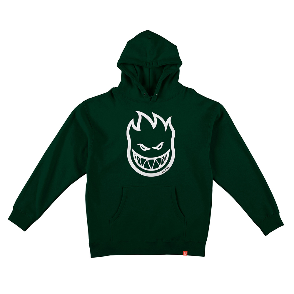 Spitfire Bighead Green Youth Hoodie [Size: L]