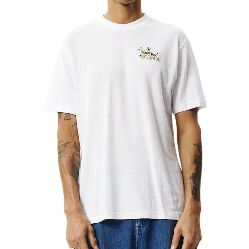 Afends Catapillar Retro Graphic White T-Shirt [Size: M]