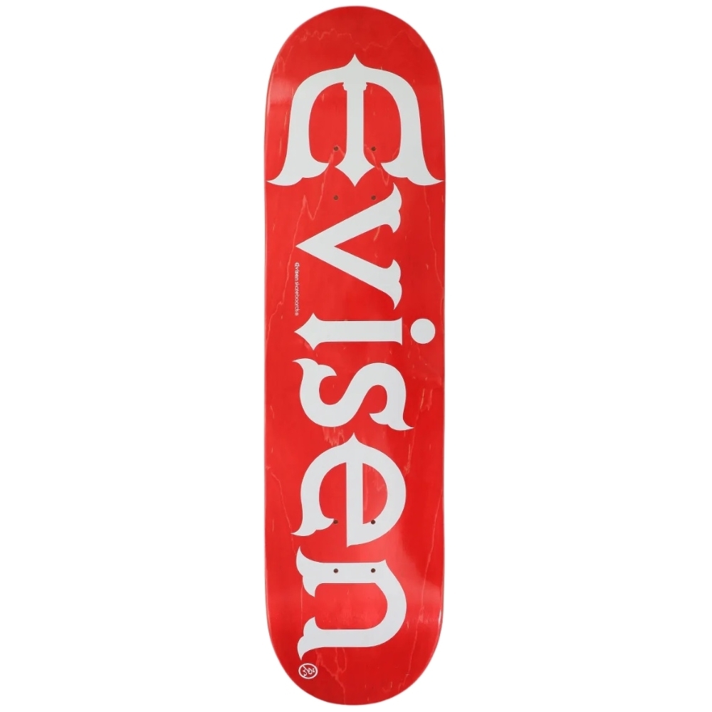 Evisen Evilogo Red 8.0 Skateboard Deck