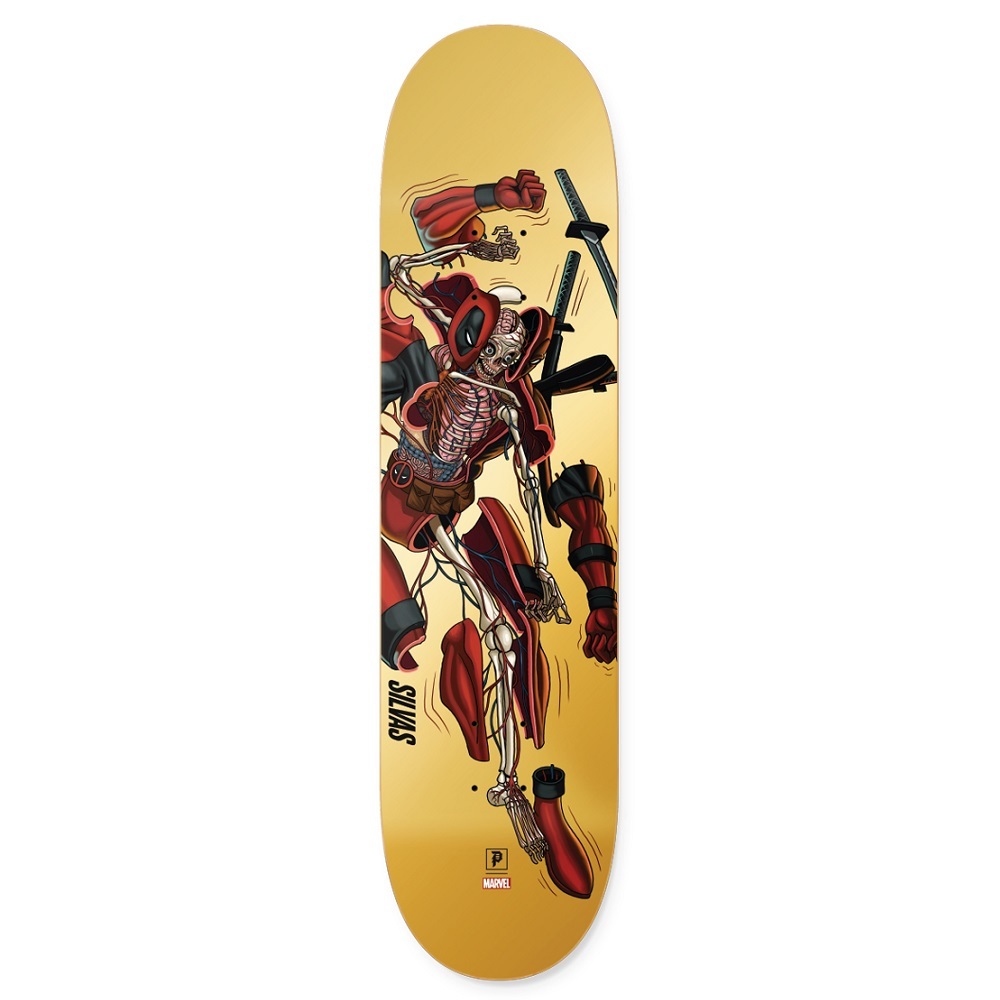 Primitive Deadpool Silvas 8.5 Skateboard Deck