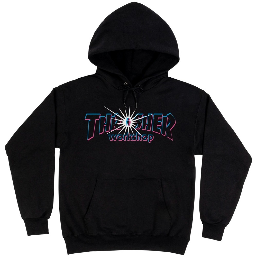 Thrasher X Alien Workshop Nova Black Hoodie [Size: S]