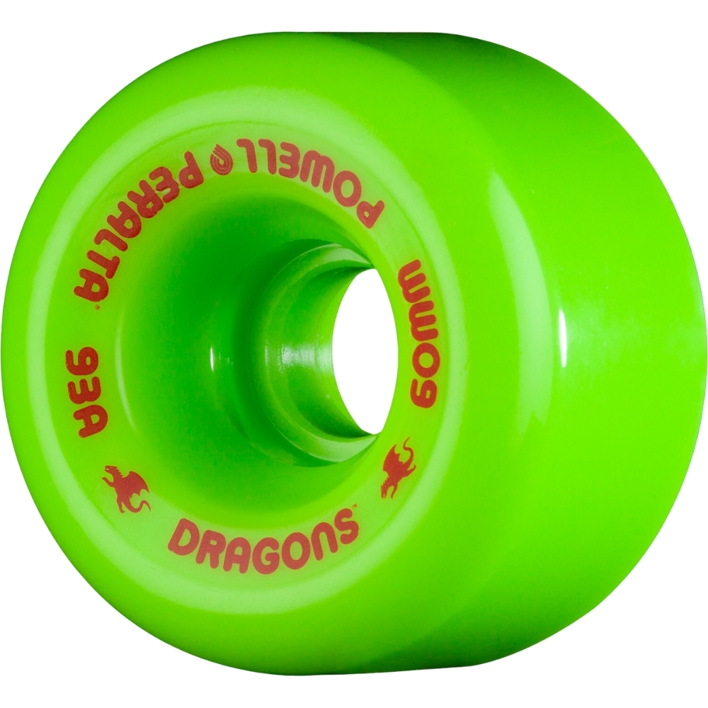Powell Peralta Dragon Formula Green 93A 60mm x 39mm Skateboard Wheels