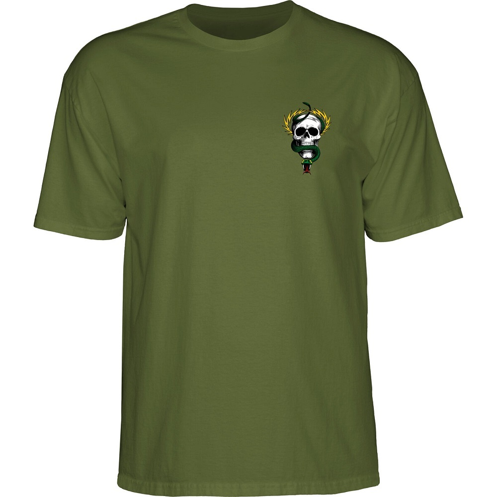 Powell Peralta Mcgill Skull & Snake Military T-Shirt [Size: M]