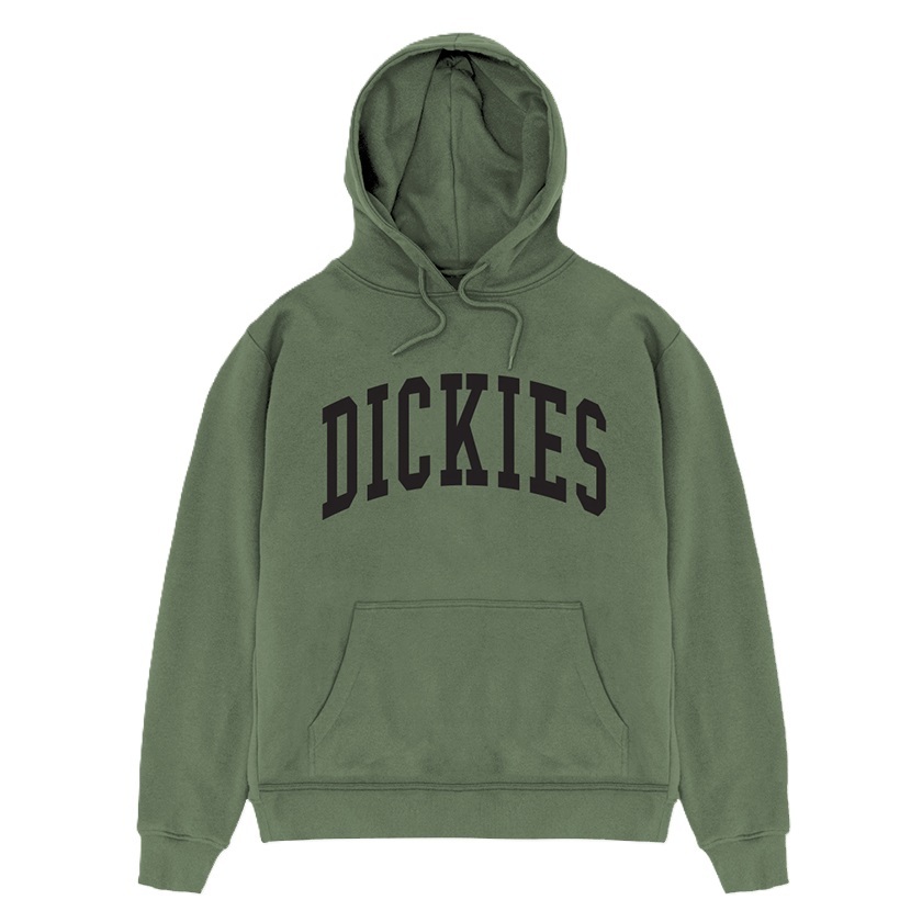 Dickies Longview Pull Over Green Hoodie [Size: M]