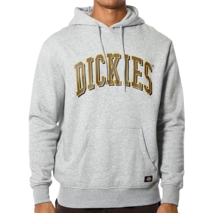Dickies Longview Pull Over Grey Marle Hoodie [Size: M]
