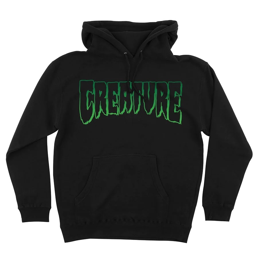Creature Outline Black Hoodie [Size: M]