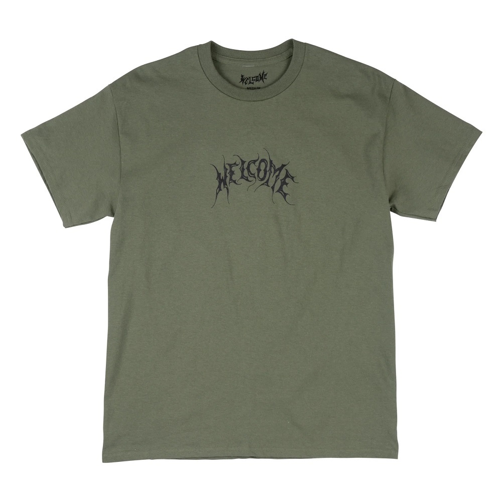 Welcome Skateboards Angel Military T-Shirt [Size: M]
