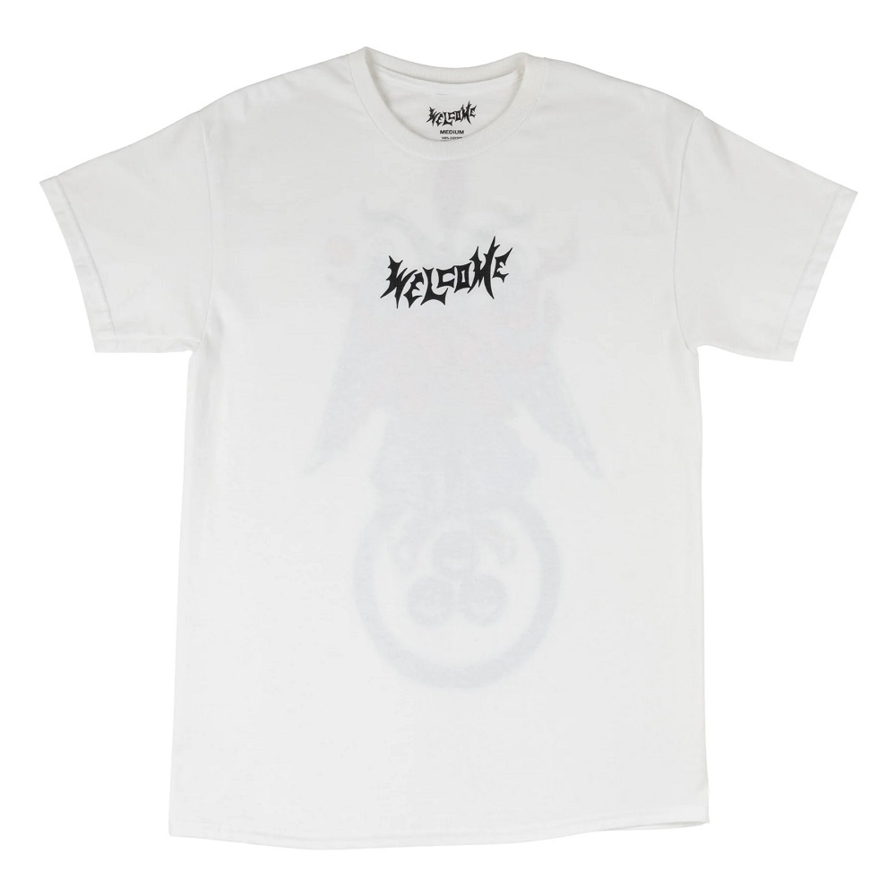 Welcome Skateboards Bapholit White T-Shirt [Size: M]