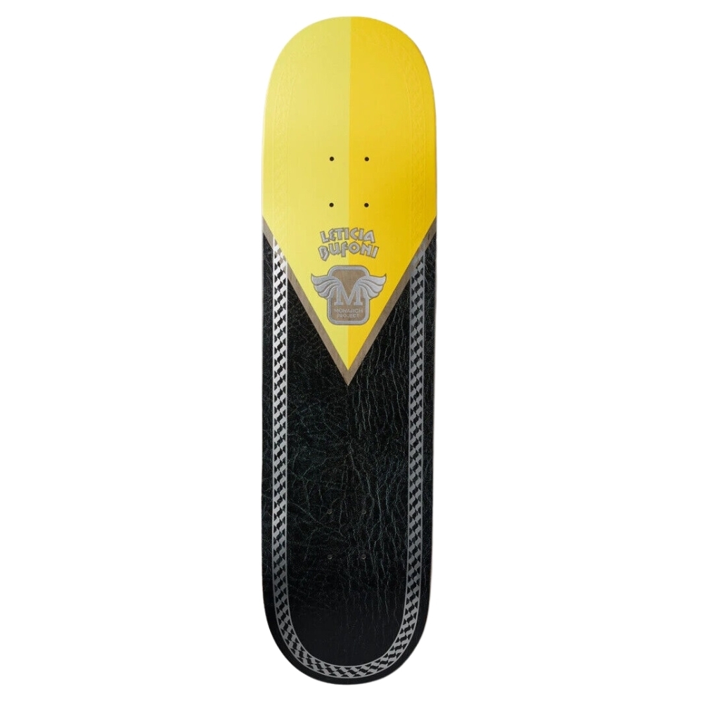 Monarch Atelier R7 Leticia Bufoni Yellow 8.25 Skateboard Deck