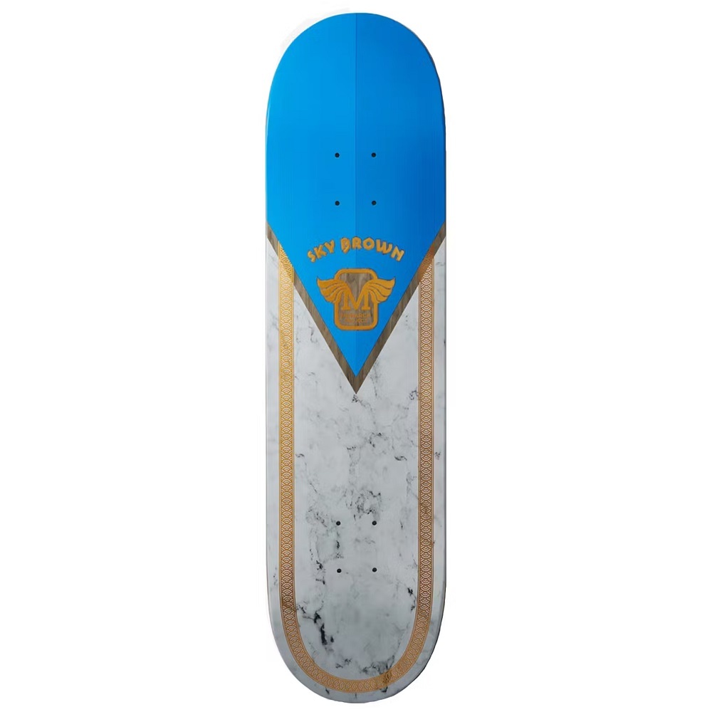Monarch Atelier R7 Sky Brown Blue 8.125 Skateboard Deck