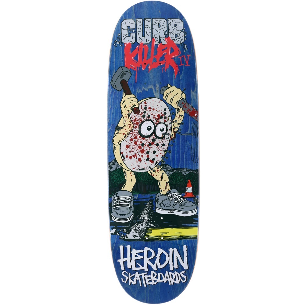 Heroin Curb Killer 4 10.0 Skateboard Deck