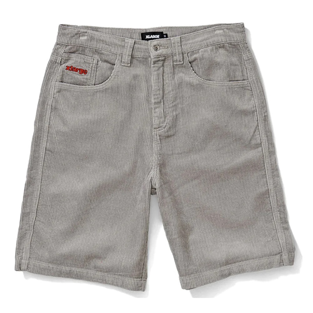 XLarge Cord 91 Grey Shorts [Size: 28]