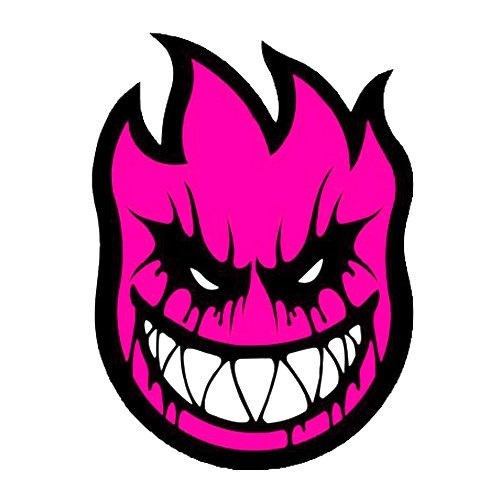 Spitfire Bighead Deathmask Sticker [Colour: Pink]