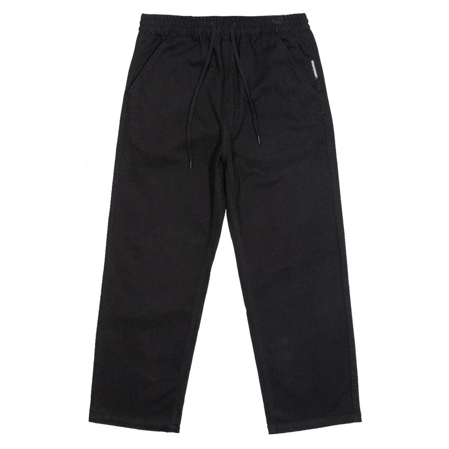 Independent ITC Grind Elasticated Black Pants [Size: 30]