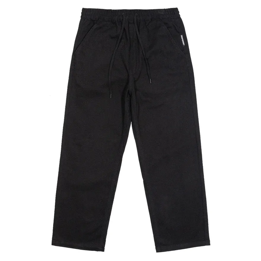 Independent ITC Otis Elasticated Black Pants [Size: 32]