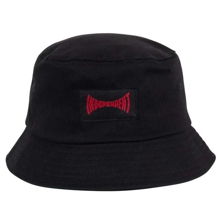 Independent Span Black Bucket Hat [Size: L/XL]