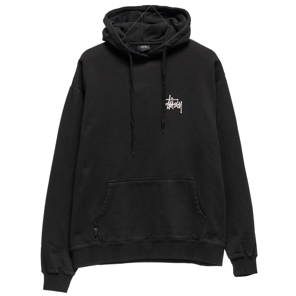 Stussy Extra Tough 50-50 Pigment Black Hoodie [Size: S]