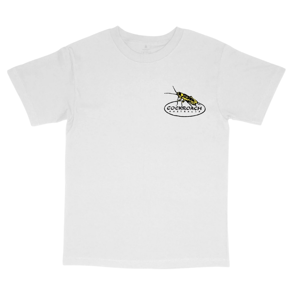 Cockroach Mascot White T-Shirt [Size: M]
