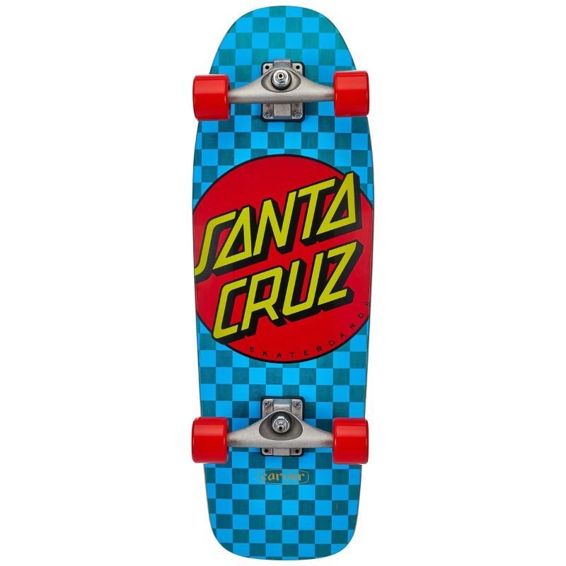 Santa Cruz X Carver Classic Dot Checker 30 Surf Skate Skateboard