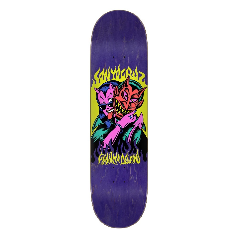 Santa Cruz Delfino Devil VX 8.25 Skateboard Deck
