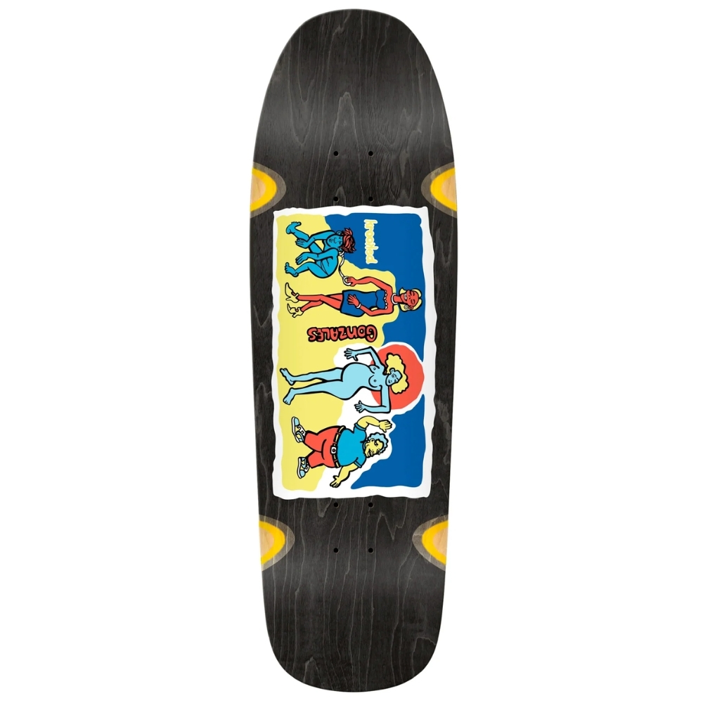 Krooked Family Affair Gonz Black 9.81 Skateboard Deck