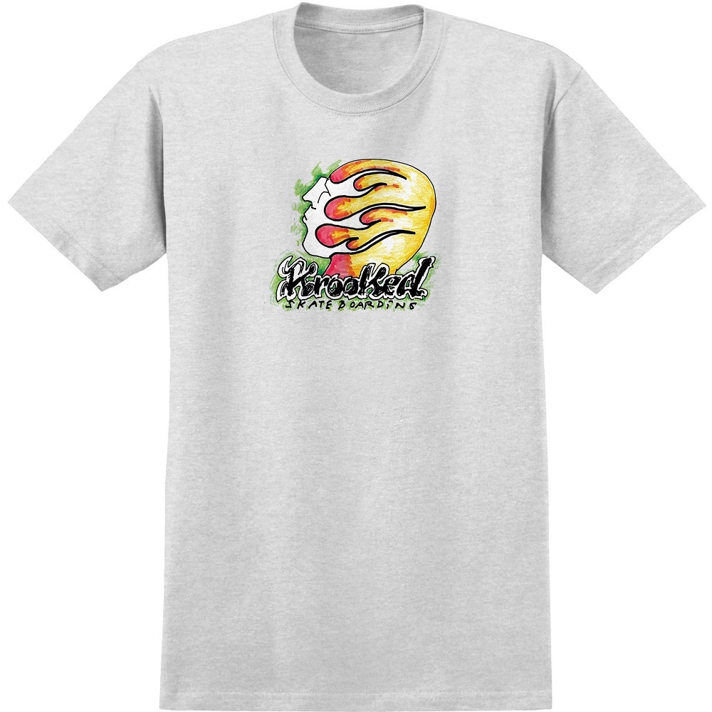 Krooked Gastown Ash T-Shirt [Size: S]