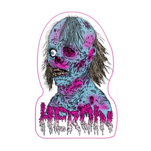 Heroin HN SU23 Skateboard Sticker [Colour: Zombie 1]