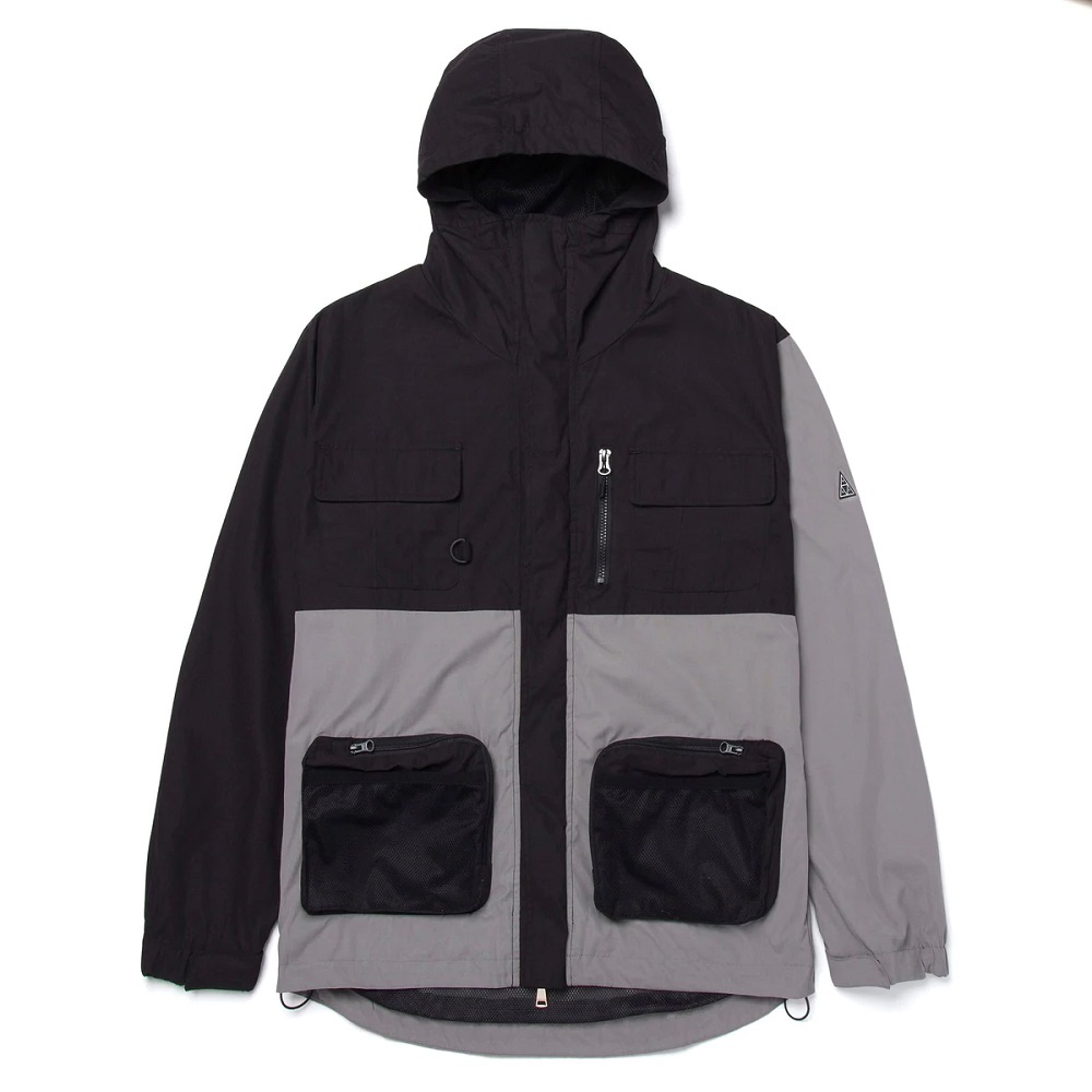 Huf Tackle Light Weight Black Jacket [Size: S]