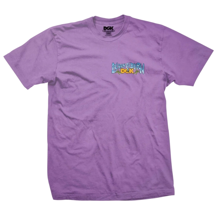 DGK Straight A's Lavender T-Shirt [Size: S]